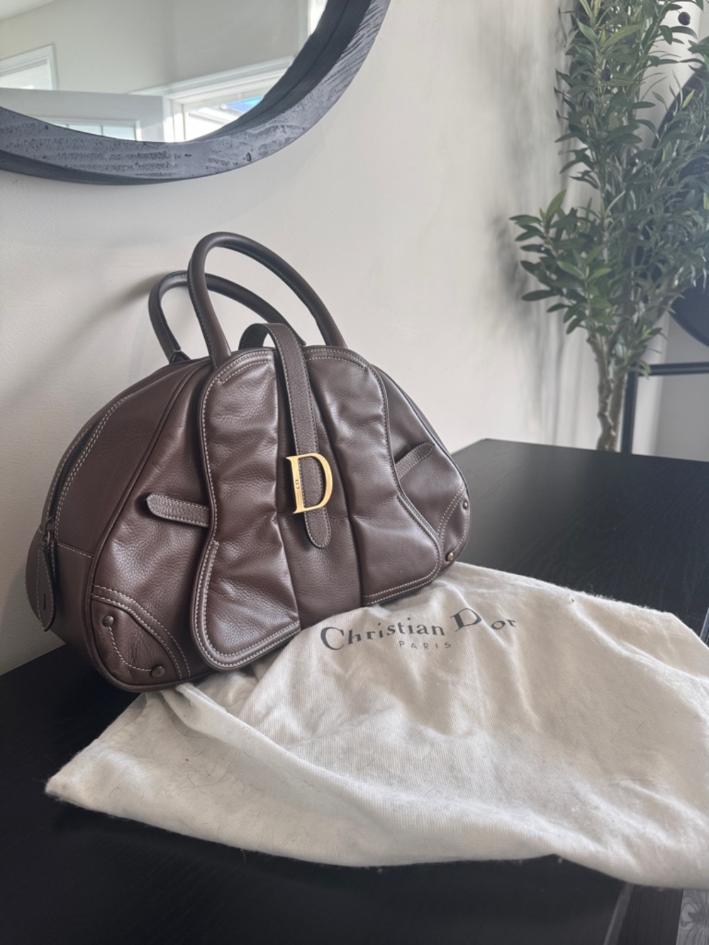 1000% Authentic Vintage Dior Bowling Bag